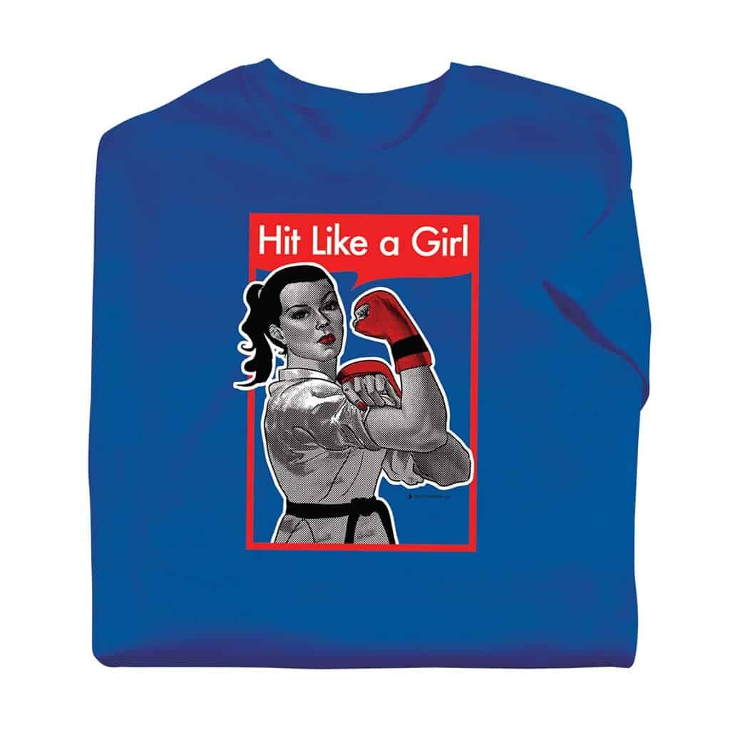 Hit Like A Girl Tee MMAFC FightStore™