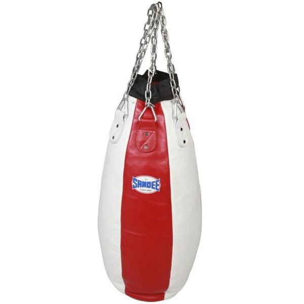 Sandee Full Leather Teardrop Punch Bag