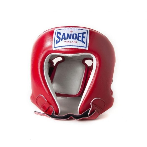 Sandee Open Face Synthetic Leather Head Guard