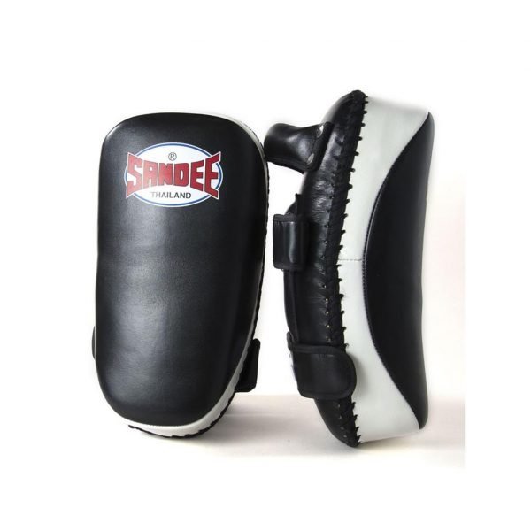 Sandee Curved Thai Leather Kick Pads