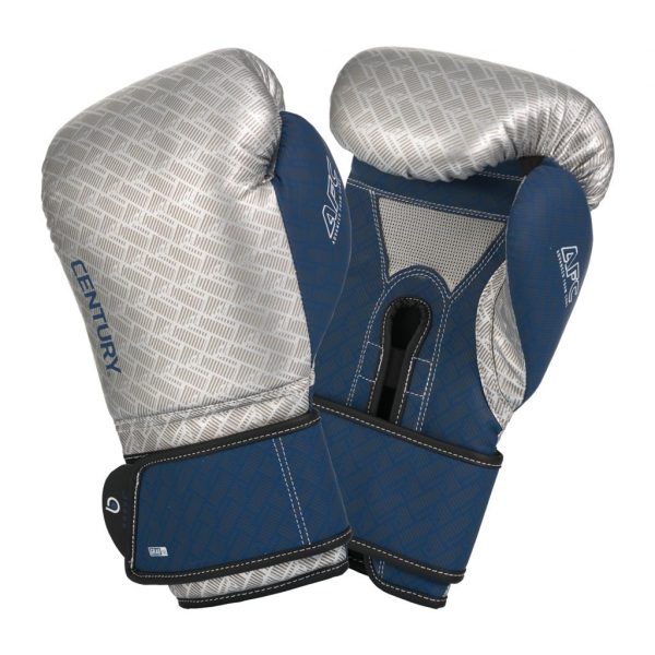 Brave Boxing Gloves - Silver/Navy