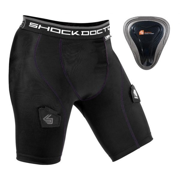Women's Compression Shorts with Guard - XL