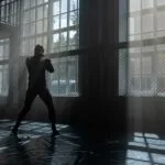 Silhouette of Person Doing Shadow Boxing